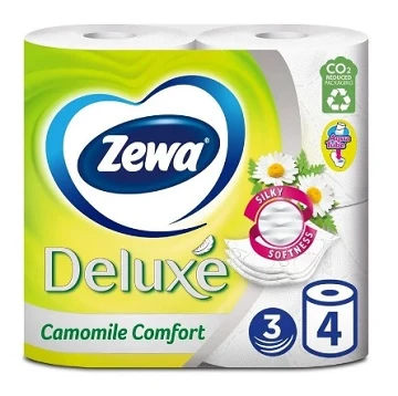 Hartie igienica Zewa Camomile 3 straturi  4 role